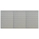 Vidaxl Hakepanel -Wand -montiert 3 Stcs 40x58 cm Stahl