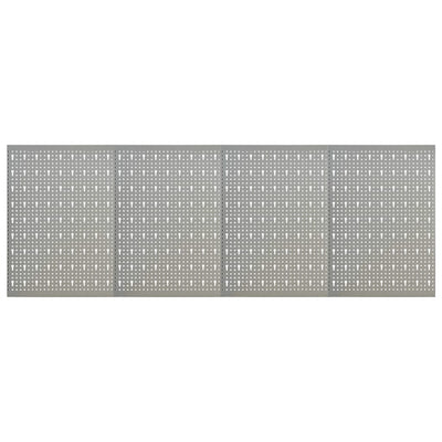 Vidaxl Gaartjenspanelen -Wand -montiert 4 Stcs 40x58 cm Stahl