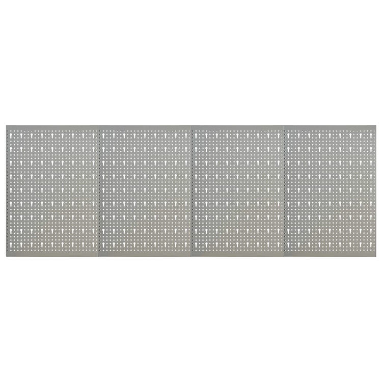 Vidaxl Gaartjenspanelen -Wand -montiert 4 Stcs 40x58 cm Stahl