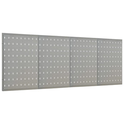 Vidaxl Gaartjenspanelen -Wand -montiert 4 Stcs 40x58 cm Stahl