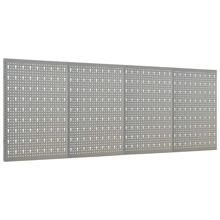 Vidaxl Gaartjenspanelen -Wand -montiert 4 Stcs 40x58 cm Stahl