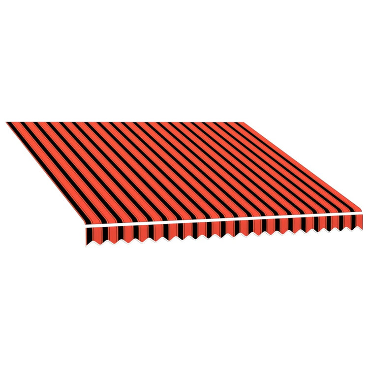 Vidaxl LaFeldoek 300x250 cm Leinwand orange und braun