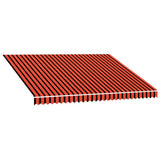 Vidaxl LaFeldoek 400x300 cm Leinwand Orange und Braun - afbeelding 2