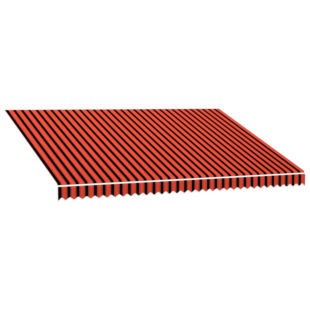 Vidaxl LaFeldoek 450 x 300 cm Leinwand Orange und Braun