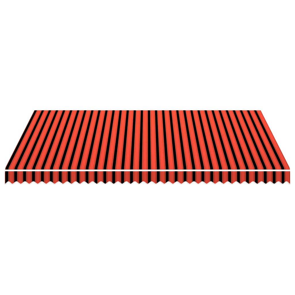 Vidaxl LaFeldoek 450 x 300 cm Leinwand Orange und Braun