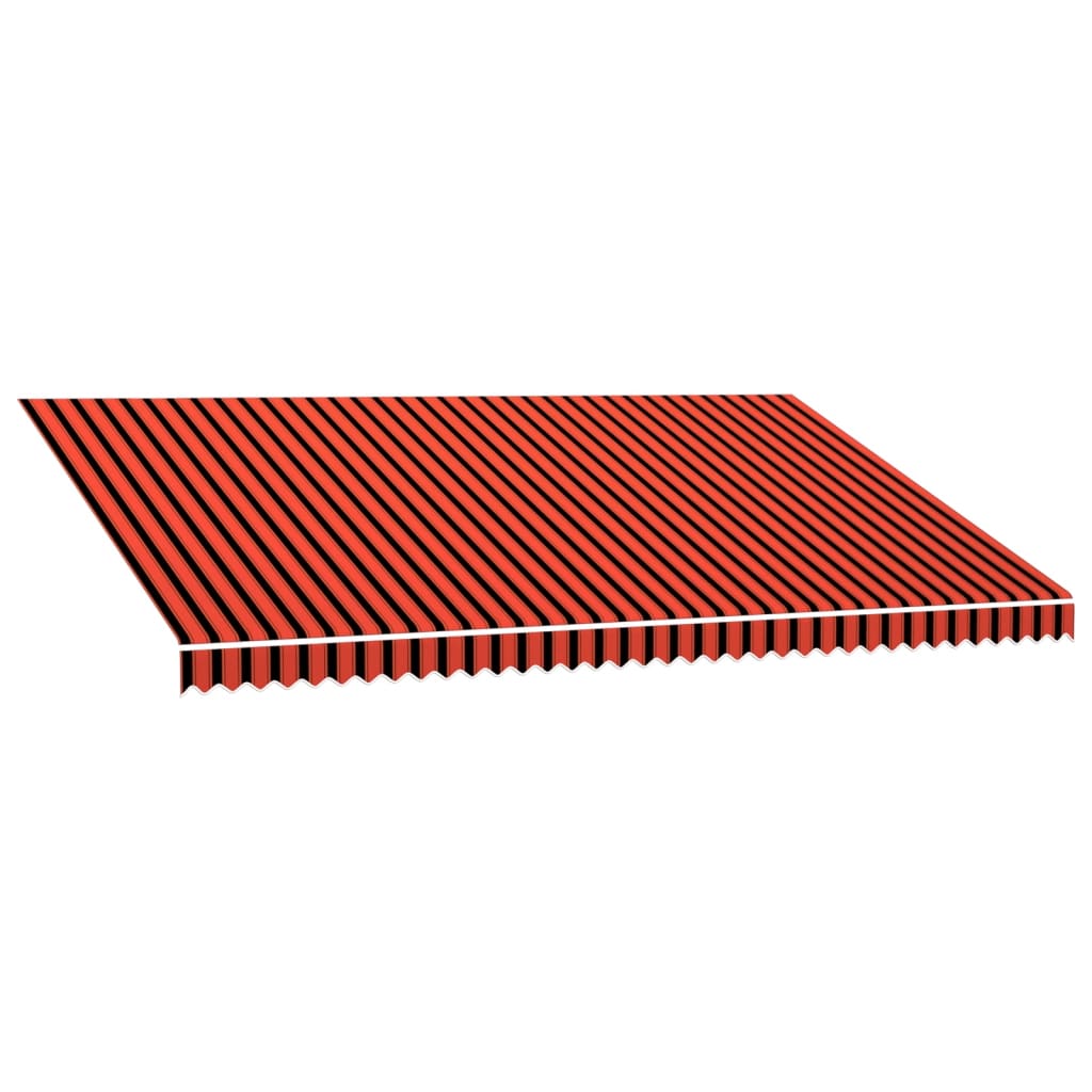 Vidaxl LaFeldoek 500x300 cm Leinwand Orange und Braun