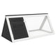 Vidaxl Kaninchen Loft Holzgrau