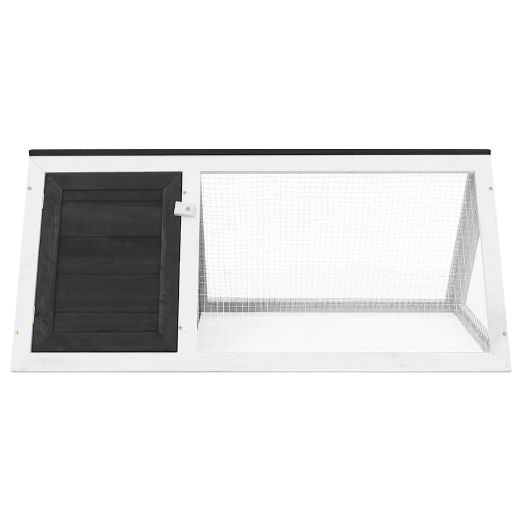 Vidaxl Kaninchen Loft Holzgrau