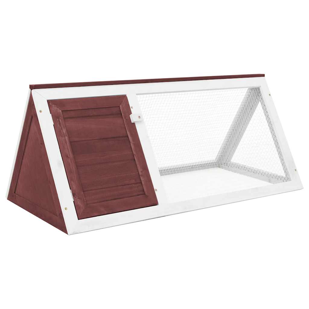Vidaxl Kaninchen -Loft Holzbraun