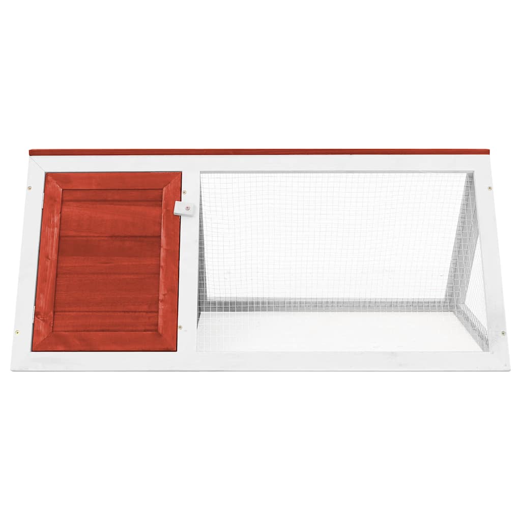 Vidaxl Kaninchen Loft Holzrot
