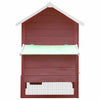 Vidaxl Chicken Coop 170x81x110 cm Feststoffkiefernkiefern Mokka