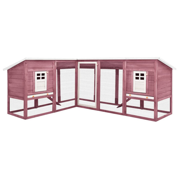 Vidaxl -Kaninchenhütte für Außen