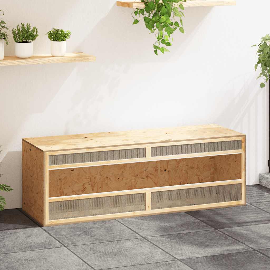Vidaxl Terrarium 144x46x48 cm verarbeitetes Holz