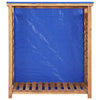 VIDAXL -Brennholzlager 105x38x115 cm fester Akaziahout