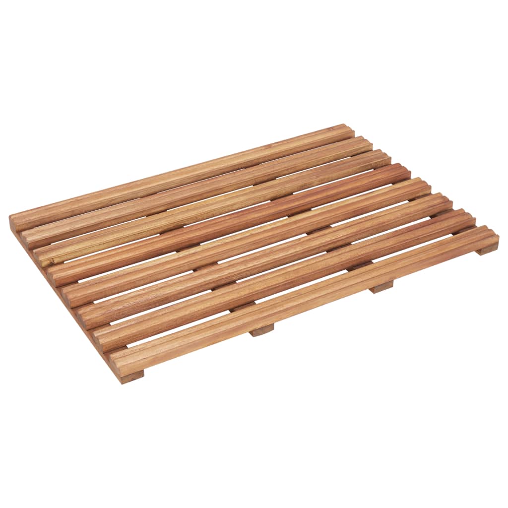 Vidaxl Badmatten 2 Stcs Festes Akazienholz 56x37 cm