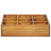 Vidaxl Kräuter -Pflanzenschale 60x60x15 cm Festes Akazieholz angehoben - afbeelding 3