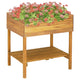 VIDAXL -Pflanzer erhöht 78,5 x 58,5 x 78,5 cm Festes Akazienholz