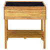 VIDAXL -Pflanzer erhöht 78,5 x 58,5 x 78,5 cm Festes Akazienholz