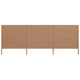 Vidaxl Windschutzscheibe 3 Paneele 400x80 cm Stofftaupe