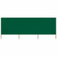 Vidaxl Windschutzscheibe 3 Paneele 400x160 cm Stoff grün