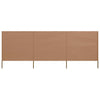 Vidaxl Windschutzscheibe 3 Paneele 400x160 cm Stofftaupe