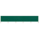 Vidaxl Windschutzscheibe 5 Paneele 600x120 cm Stoff grün
