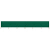 Vidaxl Windschutzscheibe 6 Paneele 800x120 cm Stoff grün