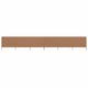 Vidaxl Windschutzscheibe 6 Paneele 800x120 cm Stofftaupe