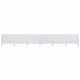 Vidaxl Windschutzscheibe 6 Paneele 800x160 cm Stoff Sand Weiß