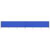 Vidaxl Windschutzscheibe 6 Paneele 800x160 cm Stoff Azure Blau