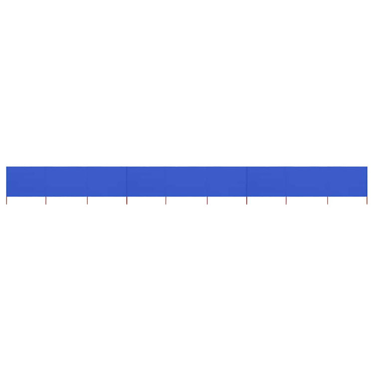 Vidaxl Windschutzscheibe 9 Paneele 1200x80 cm Stoff Azure Blau
