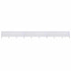 Vidaxl Windschutzscheibe 9 Paneele 1200x120 cm Stoff Sand Weiß