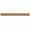 Vidaxl Windschutzscheibe 9 Paneele 1200x120 cm Stofftaupe