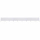 Vidaxl Windschutzscheibe 9 Paneele 1200x160 cm Stoff Sand Weiß