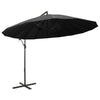 Vidaxl -schwimmendes Parasol mit Aluminiumpol 3 m Anthrazit