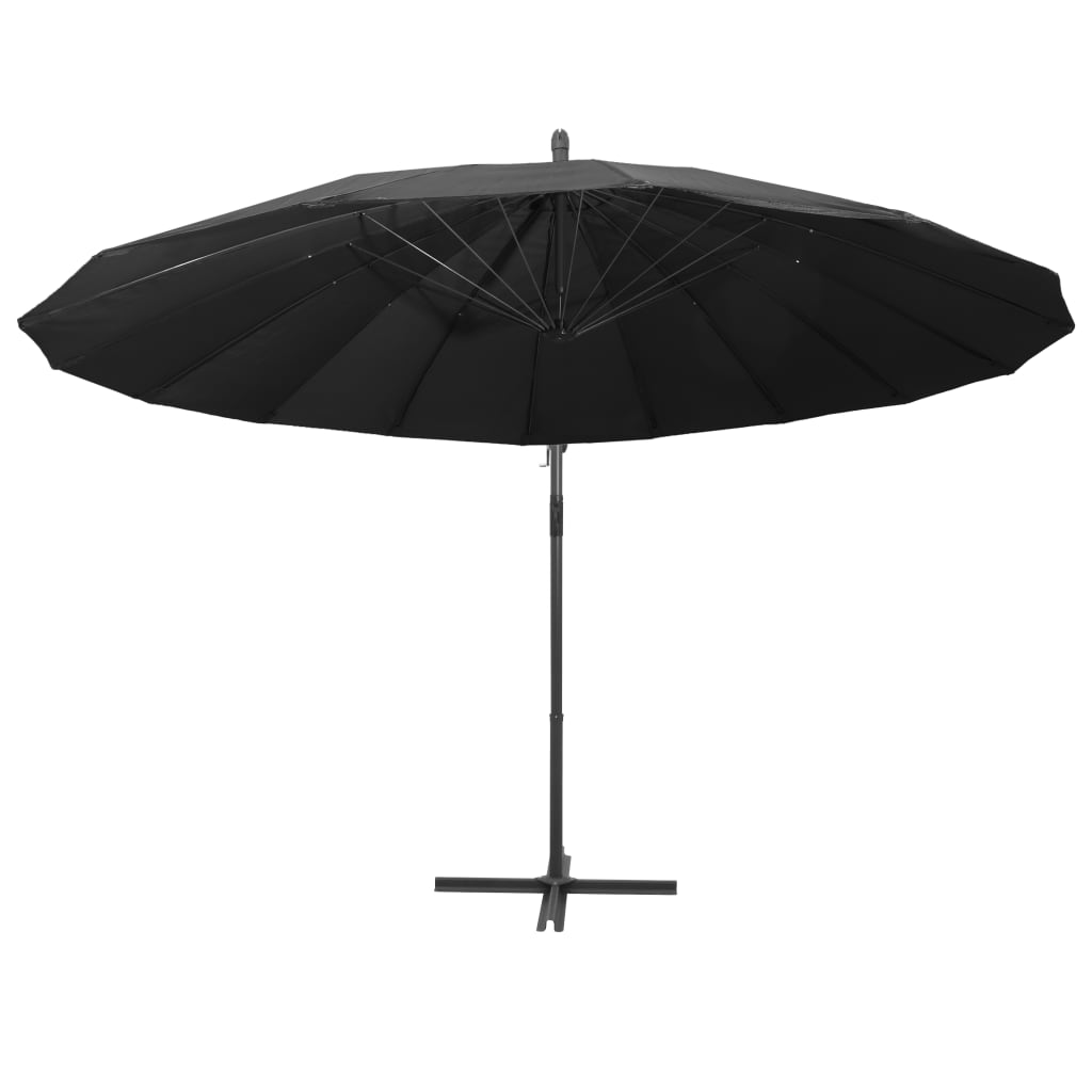 Vidaxl -schwimmendes Parasol mit Aluminiumpol 3 m Anthrazit