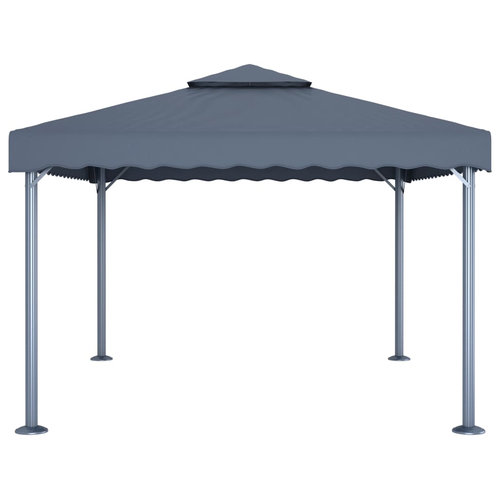 Vidaxl -Arbor 400x300 cm Aluminium -Anthrazit
