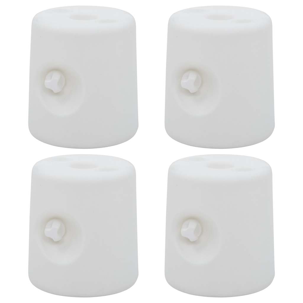 Vidaxl -Teil Alsos 4 St Pe White