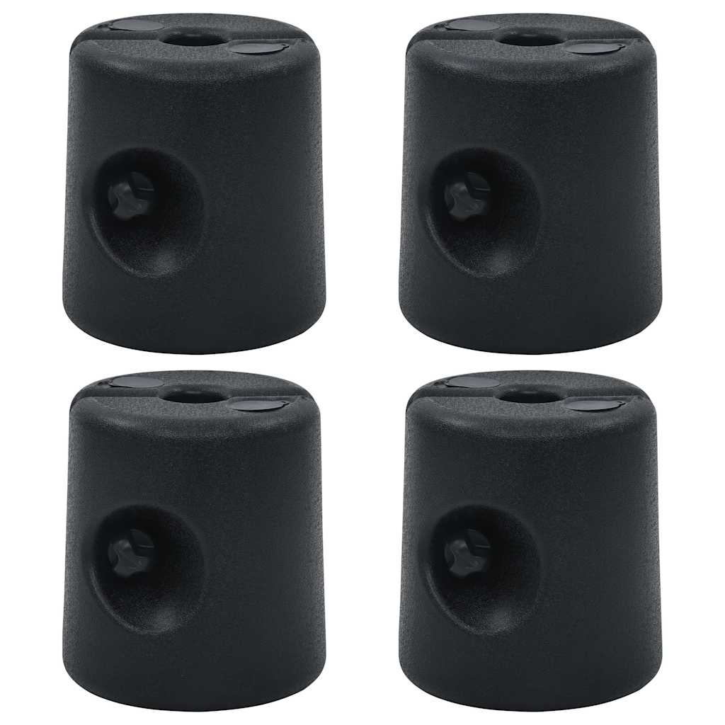 Vidaxl Arbor Gewichte 4 St Pe Schwarz