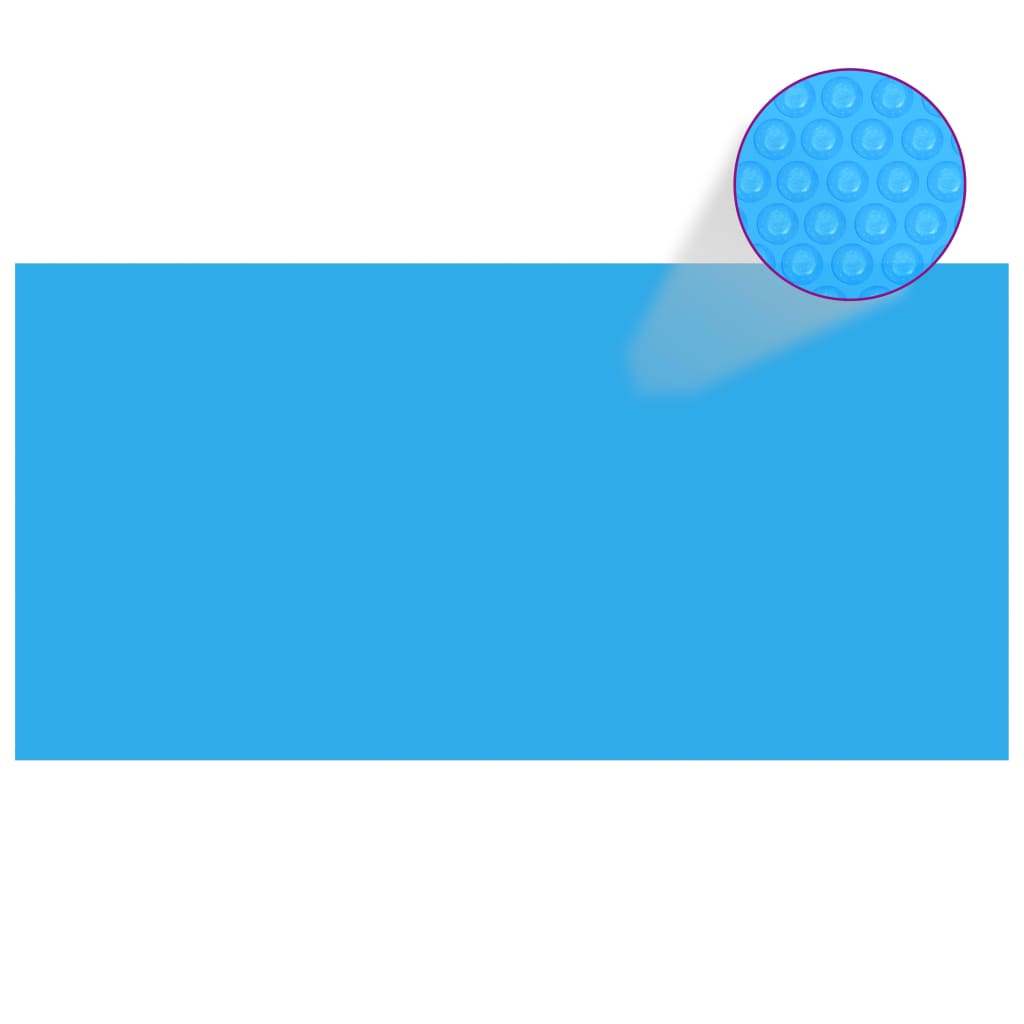 Vidaxl Schwimmbad Abdeckung 400x200 cm pe blau