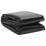 Vidaxl Schwimmbad Abdeckung 400x200 cm pe schwarz - afbeelding 1