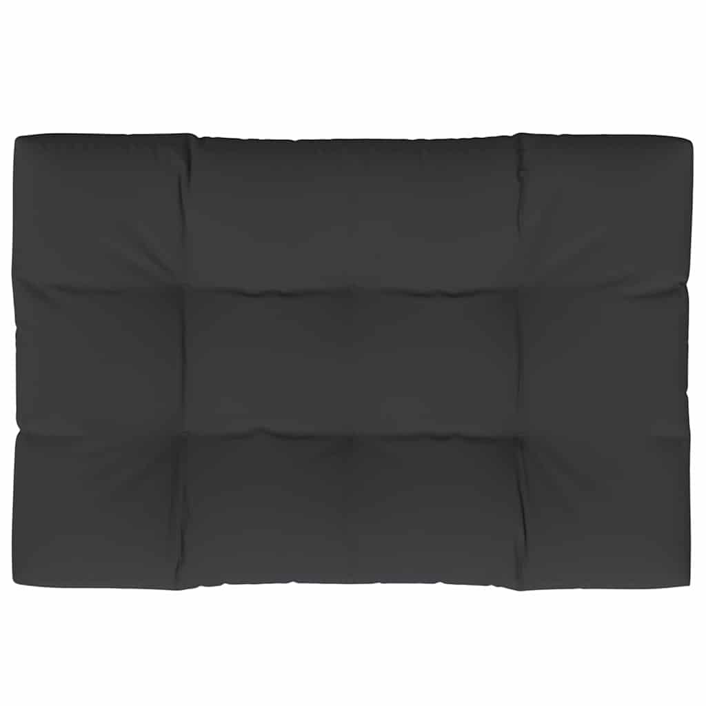 Vidaxl Palettenkissen 120x80x12 cm Stoff schwarz