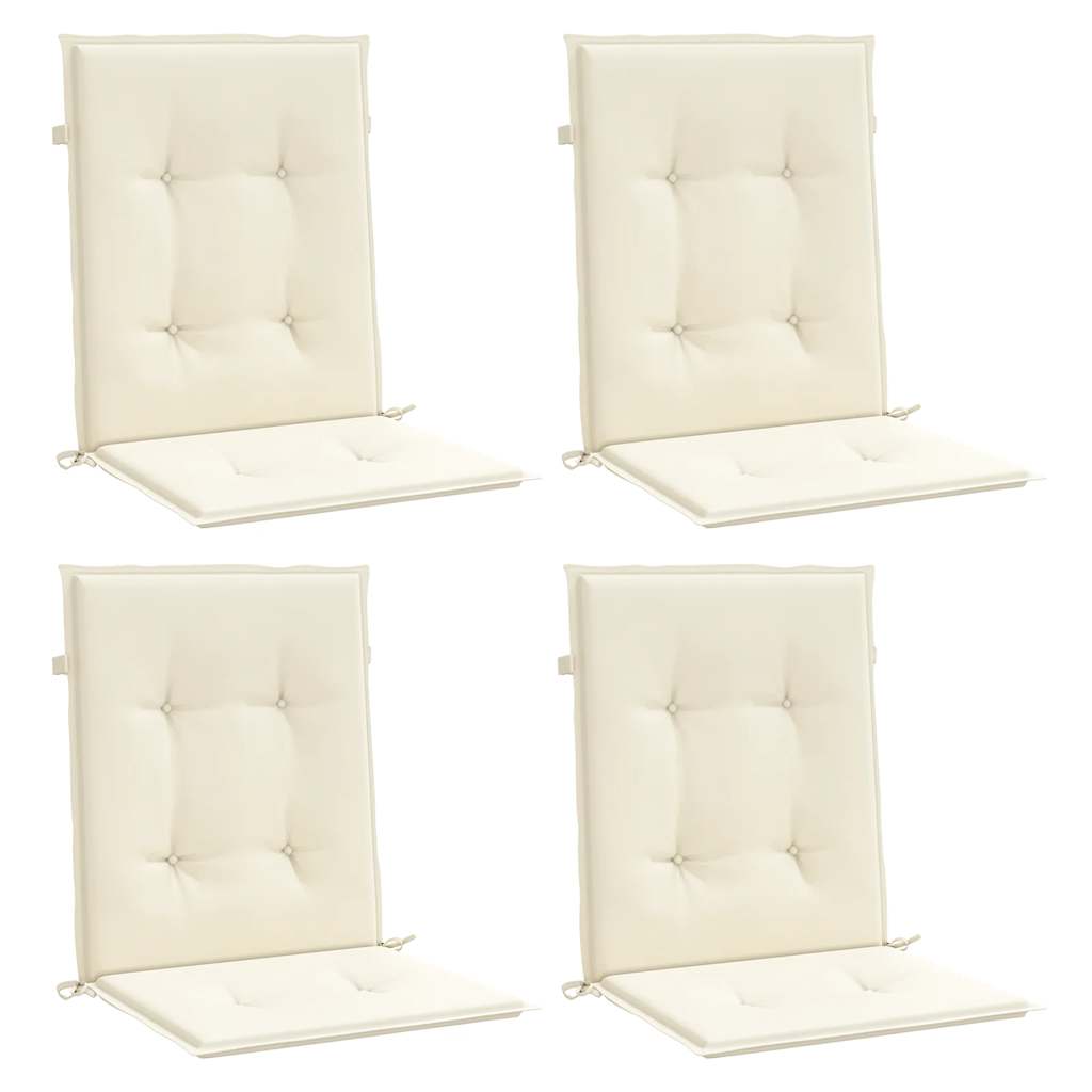 Vidaxl Gartenstuhl Kissen unterer 4 -Stk 100x50x3 cm Oxford Stoffanthrazit