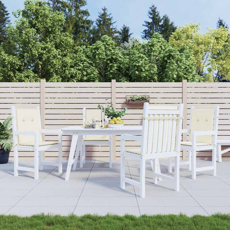 Vidaxl Gartenstuhl Kissen unterer 4 -Stk 100x50x3 cm Oxford Stoffanthrazit