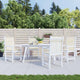 Vidaxl Gartenstuhl Kissen unterer 4 -Stk 100x50x3 cm Oxford Stoffanthrazit