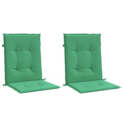 Vidaxl Gartenstuhl Kissen unter Rücken 2 ST 100x50x3 cm Oxford Stoff grün - afbeelding 3