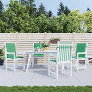Vidaxl Gartenstuhl Kissen unterer 4 -Stcs 100x50x3 cm Oxford Fabric Green - afbeelding 1