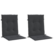 Vidaxl Gartenstuhl Kissen unter Rücken 2 ST 100x50x3 cm Oxford Stoff schwarz - afbeelding 3