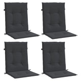 Vidaxl Gartenstuhl Kissen unterer 4 -Stcs 100x50x3 cm Oxford Stoff schwarz - afbeelding 3