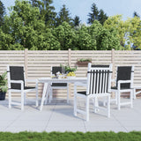 Vidaxl Gartenstuhl Kissen unterer 4 -Stcs 100x50x3 cm Oxford Stoff schwarz - afbeelding 1